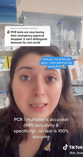 Reply to @fionaduke3 #pcr #pcrtest #cdc #pledgetopause #teamhalo #stopmisinformation #covid #covid19 #learnontiktok #fypシ