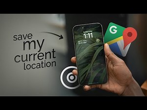 How to Save My Current Location in Google Maps (tutorial)