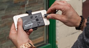 Samson's Go Mic Mobile is the world’s first professional wireless microphone system for smartphones, allowing mobile filmmakers/journalists to capture incredible audio anywhere you go... #wherewillyougo #gomicmobile Learn more at http://ow.ly/XFVo30banRJ | Samson