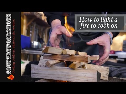 How To Make A Fire To Cook On