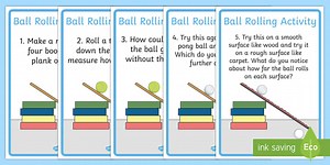 Ball Rolling Experiment Instructions