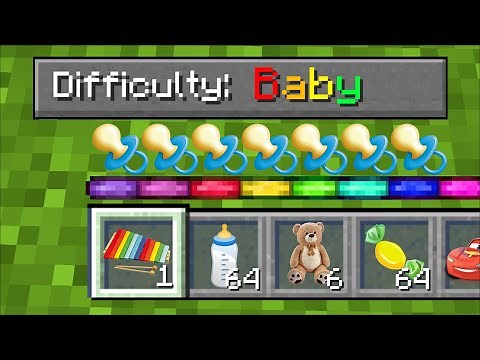 Minecraft DON'T OPEN BABY MODE IN THIS VILLAGE MOD !! DANGEROUS BABY MOBS !! Minecraft Mods