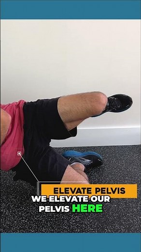 Advanced Glute Bridge and Side Plank Clamshell: Get Strong Glutes! #shorts