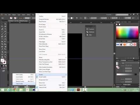 center guides in Illustrator