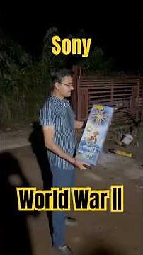 EPIC 4-Inch World War Firework Explosion! 😱 Sonny Vinayaga Sky Shot Goes Nuclear | #diwali2025