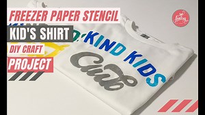 3K views · 70 reactions | Get ready to craft with the kids with this easy and fun Freezer Paper Stencil Kids' Shirt DIY Craft Project! Find a full step by step tutorial on making the stencil here: https://sofontsy.com/blogs/tutorials/kind-kids-club-diy-freezer-paper-stencil-shirt Grab the Kind Kids Club design in the Mega Crafts Bundle from So Fontsy: https://sofontsy.com/products/mega-crafters-design-bundle | Silhouette School with Melissa Viscount | Facebook