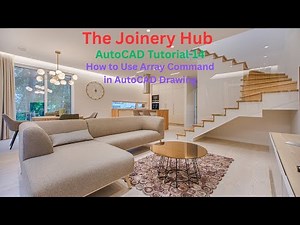 AutoCAD Tutorial 14 How to Use Array Command in AutoCAD