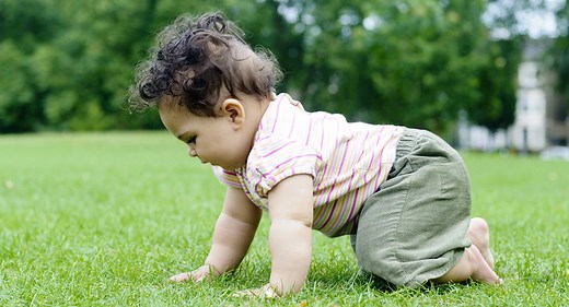 When do babies start crawling?