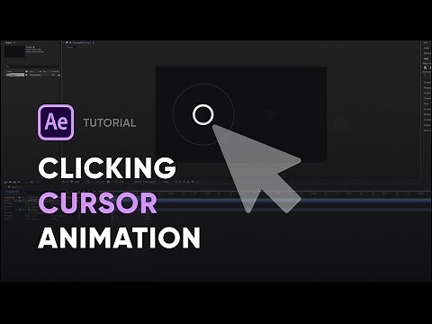 Clicking Cursor Animation Tutorial After Effects