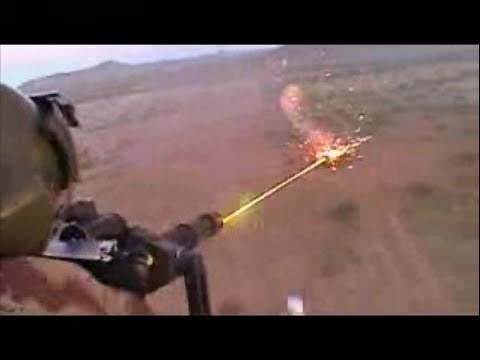 Helicopter Minigun in Action Firing Shooting Training Video Chopper Gunships Dillon M134 Gatling Gun