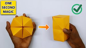 1.5K views · 57 reactions | Fun and easy origami - Origami transforming flexahedron - How to make a magick box with paper Hello viewrs! In this video i will show you an amazing magic box making with paper crafts. If you want to make this DIY mmagic box then follow our tutorial step by step. #PaperMagicTricks #OrigamiMagic #PaperFlexahedron | Entertaining Arts | Facebook