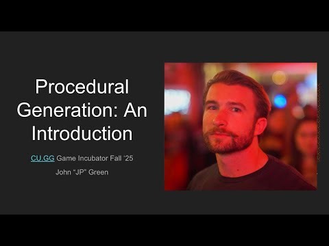 From Chaos to Playable Worlds: An Introduction to Procedural Generation (Columbia University Talk)