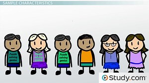 Threats to External Validity: Sample Characteristics, Stimulus Characteristics & Experimental Arrangements - Video | Study.com