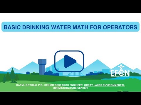 Webinar | Basic Drinking Water Math for Operators