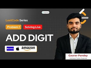 Day 1: LeetCode Problem Solving | ADD Digit Solution Explained | 150 Days Coding Challenge