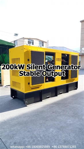 Meet our 200KVA diesel generator, a perfect blend of high-efficiency conversion and strong power. Operating with ultra-low noise, it’s eco-friendly and equipped with smart control for easy operation. Built to last with low maintenance, it seamlessly fits construction sites, hospitals, mines, data centers, and more. Portable, safe, and backed by top-tier after-sales service, it’s your reliable power partner for emergencies, commercial use, or agricultural needs.#200KVADieselGenerator #HighEfficie