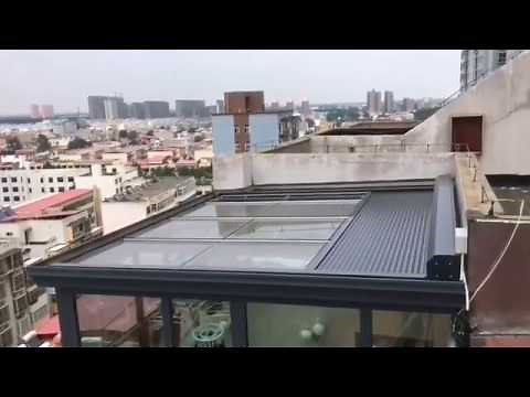 Motorized Horizontal Aluminium roller shutter for outdoor roof