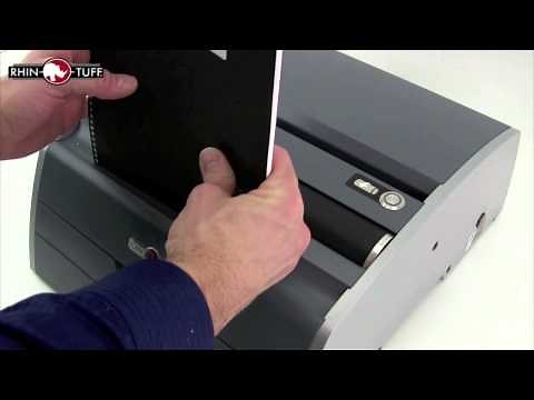 Rhin-o-Tuff 3250CL: Electric Spiral Binding Machine
