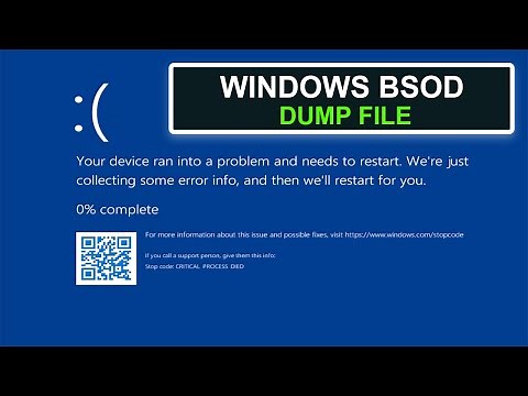 Windows BSOD - View Dump Files And Find Fix