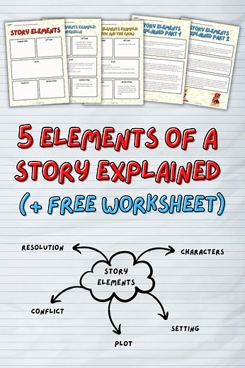 5 Elements of a Story Explained (Free Worksheet) | Imagine Forest