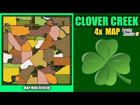 Farming Simulator 19 - Clover Creek Map v1.3 (updated Link) "Map Mod Review"