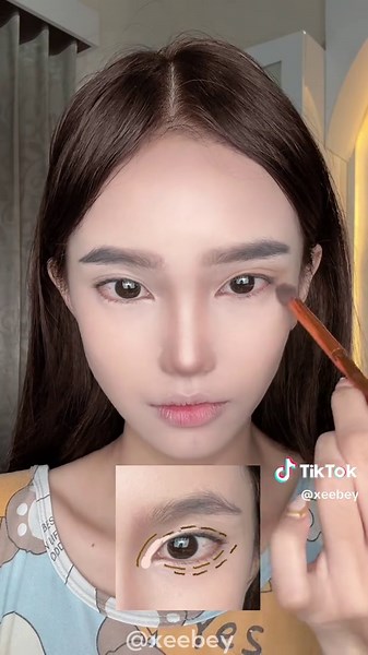 Recreate @pbmluci makeup! 🫶🏻 #makeuptutorial #makeuplook #recreate #recreatealook #xeebey