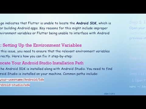 Resolving the Flutter Issue: How to Fix "Cannot Find Android SDK" on Ubuntu