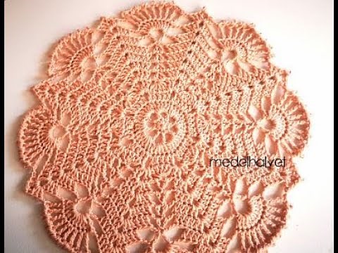 CARPETA A CROCHET Paso a paso _ Fácil para principiantes. @Medelhalvet Mar