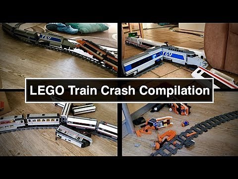 LEGO Train Crash Compilation / 5 Years of crashing LEGO trains
