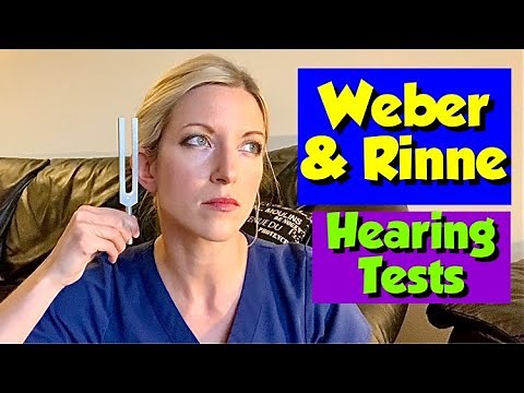 How to Perform the Weber & Rinne Hearing Tests | Clinical Examination Skills