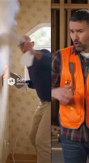 Ironing the Wall? Worst DIY Hack Ever 🔥🏠 (Sora AI)