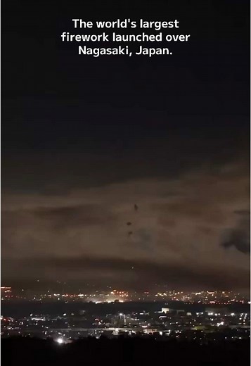 World's Largest Firework Display in Nagasaki, Japan