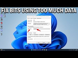 How To Fix Background Intelligent Transfer Service Consume Too Much Data - Easy Fix