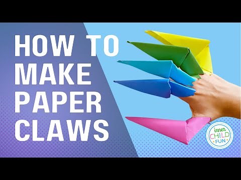 How to Make Paper Claws - EASY Origami Craft