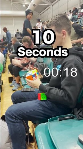 Feliks Zemdegs Solves a GIANT Rubik's Cube in 10 Seconds!
