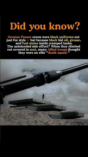 Why German Tank Crews Wore Black — And Why Allies Feared Them
