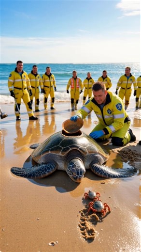 🐢 Emotional Turtle Rescue – Baby Crab Found Inside Turtle Shell | Real Ocean Life Story | Tiko-TV16