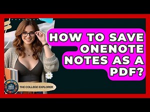 How To Save OneNote Notes As A PDF? - The College Explorer