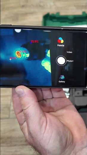 Parkside 20V Cordless Heat Gun Thermo Camera Test