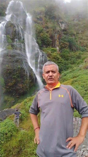 Waterfall in Nepal | Ruby Valley #ytshorts #waterfall