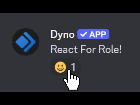 How To Setup Reaction Roles Using Dyno Bot