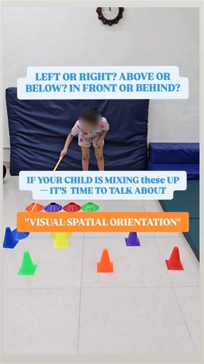 CONNECTING DOTS | CHILD DEVELOPMENT CENTER on Instagram: "Visual-spatial relation helps children understand where they are in space — and where other objects are in relation to them. It’s like their brain’s built-in GPS! 🧭 🚀 With strong visual-spatial skills, kids can: ✅ Understand directions (left/right, up/down) ✅ Align letters and numbers correctly ✅ Follow obstacle courses or movement patterns ✅ Know where their body is in a room ✅ Move confidently without bumping or getting lost But when 