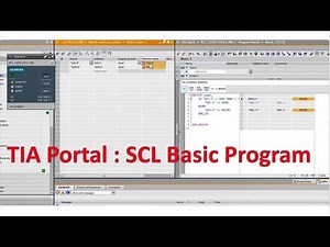 Siemens TIA Professional || SCL || Basic Program