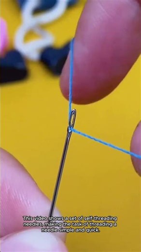 Effortless Self-Threading Needles