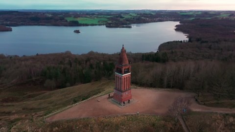 Denmark's Sky Mountain: A Drone's Journey Over Himmelbjerget