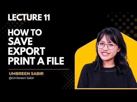How to Save, Export & Print a File in MS Word | Complete Beginner Tutorial 2025 in hindi/urdu