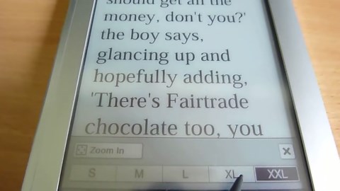 Sony PRS 600 - Page handling