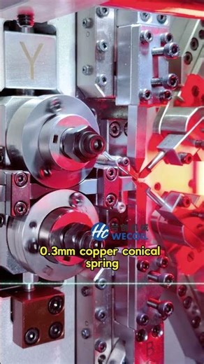 WECOIL HCT-808 8 axis high speed spring coiler, 0.1-1.0mm wire size