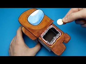 4 AMONG US Transformations ARTS & PAPER CRAFTS tutorial