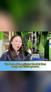 How Engine Blocks Are Made: A Step-by-Step Machining Journey #shorts